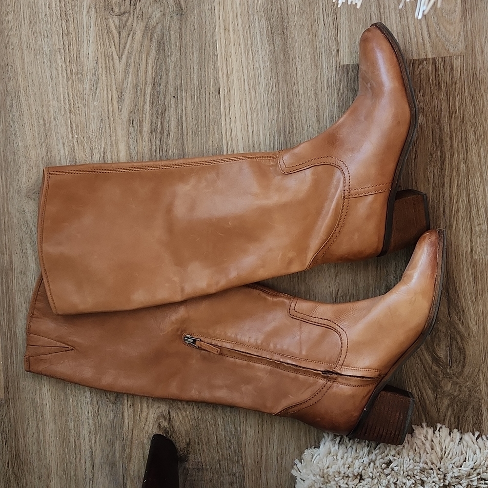 Sam Edelman Tan Heeled Boots
